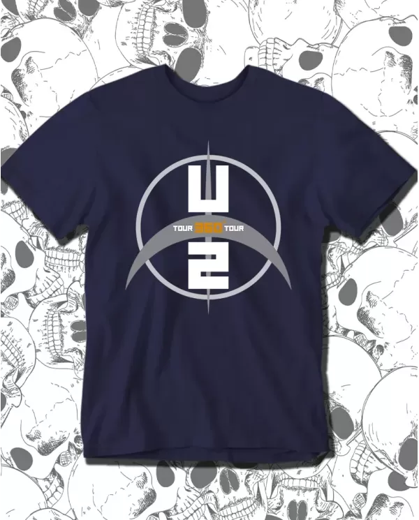 Camiseta Estampada U2 360 Tour 🤟 Calidad Premium