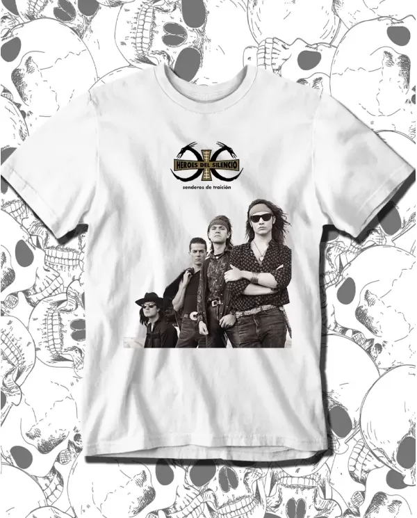 Camiseta Estampada Heroes Del Silencio 02 🤟 Calidad Premium