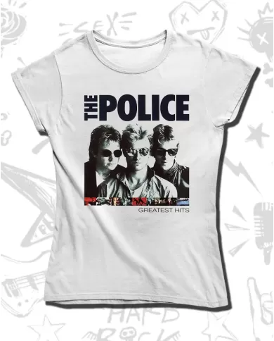 Camiseta Estampada The Police 🤟 Calidad Premium