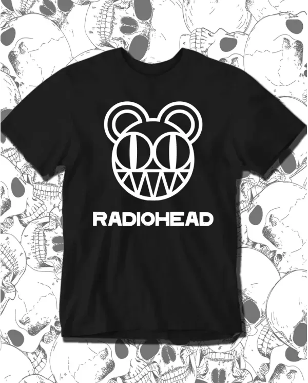 Camiseta Estampada Radiohead Logo 🤟 Calidad Premium