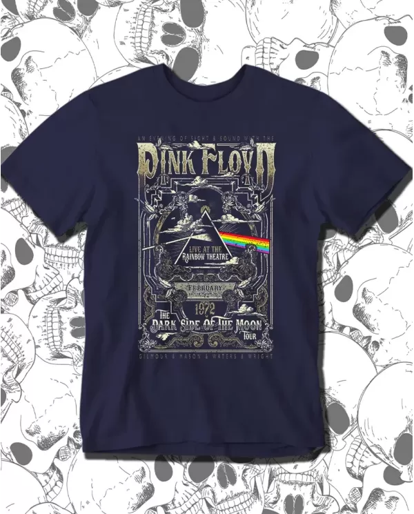 Camiseta Estampada Pink Floyd Poster 02 🤟 Calidad Premium