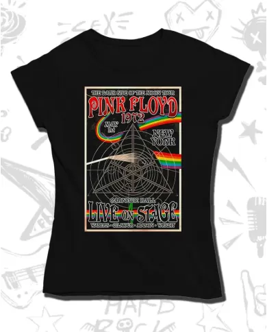 Camiseta Estampada Pink Floyd Poster 01 🤟 Calidad Premium