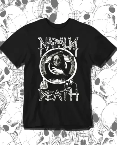 Camiseta Estampada Napalm Death 🤟 Calidad Premium