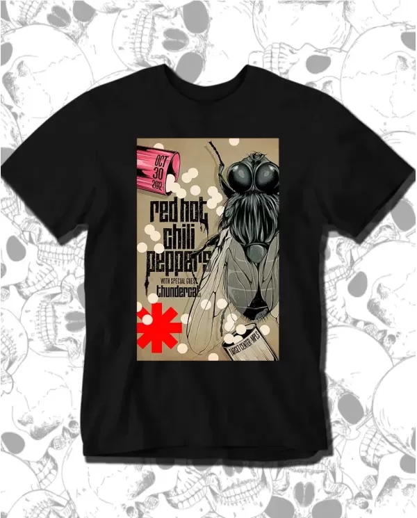 Camiseta Estampada Red Hot Chilli Peppers Poster 🤟 Calidad Premium