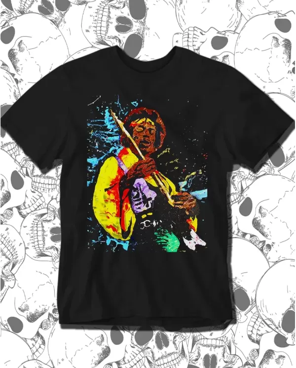 Camiseta Estampada Jimi Hendrix 🤟 Calidad Premium