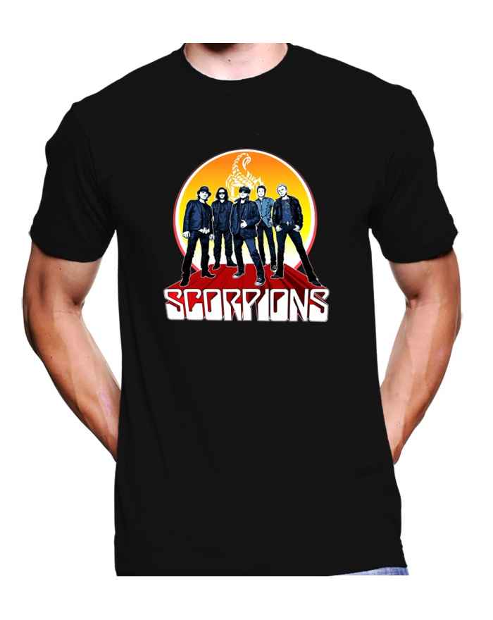 Camiseta Estampada Hombre Scorpions