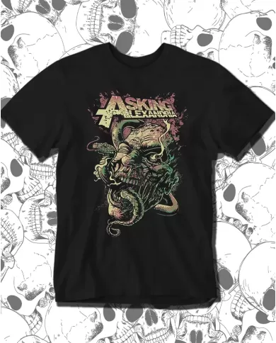 Camiseta Estampada Asking Alexandria Poster 🤟 Calidad Premium