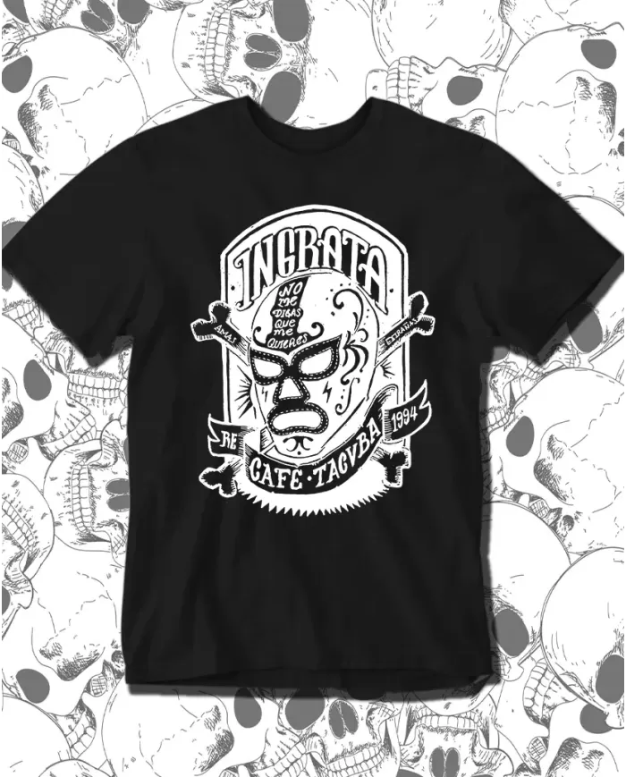Camiseta Estampada Cafe Tacvba Ingrata 🤟 Calidad Premium
