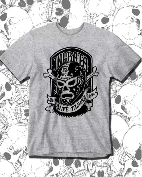 Camiseta Estampada Cafe Tacvba Ingrata 🤟 Calidad Premium