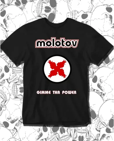 Camiseta Estampada Molotov Gimme Tha Power 🤟 Calidad Premium