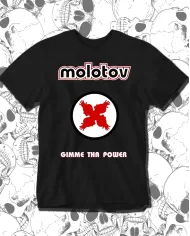 Camiseta Estampada Molotov Gimme Tha Power 🤟 Calidad Premium