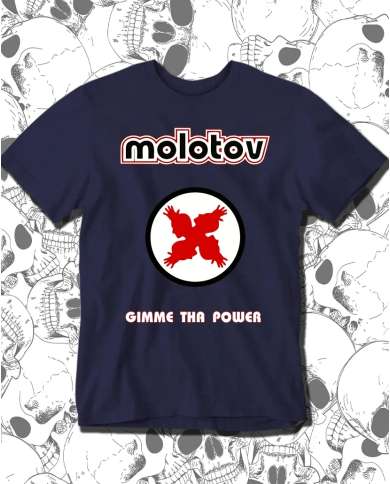 Camiseta Estampada Molotov Gimme Tha Power 🤟 Calidad Premium