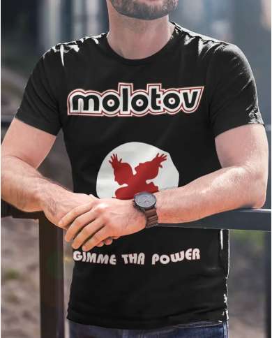 Camiseta Estampada Molotov Gimme Tha Power 🤟 Calidad Premium