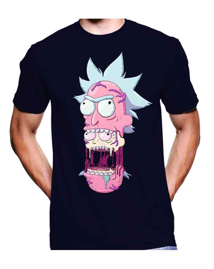 Camiseta Estampada Hombre Rick and Morty 01