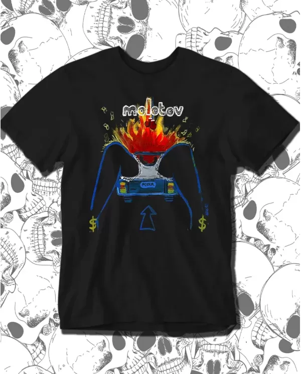 Camiseta Estampada Molotov Poder 🤟 Calidad Premium