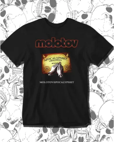 Camiseta Estampada Molotov Apocalypshit 🤟 Calidad Premium
