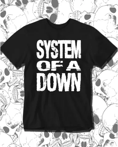 Camiseta Estampada System Of A Down 🤟 Calidad Premium