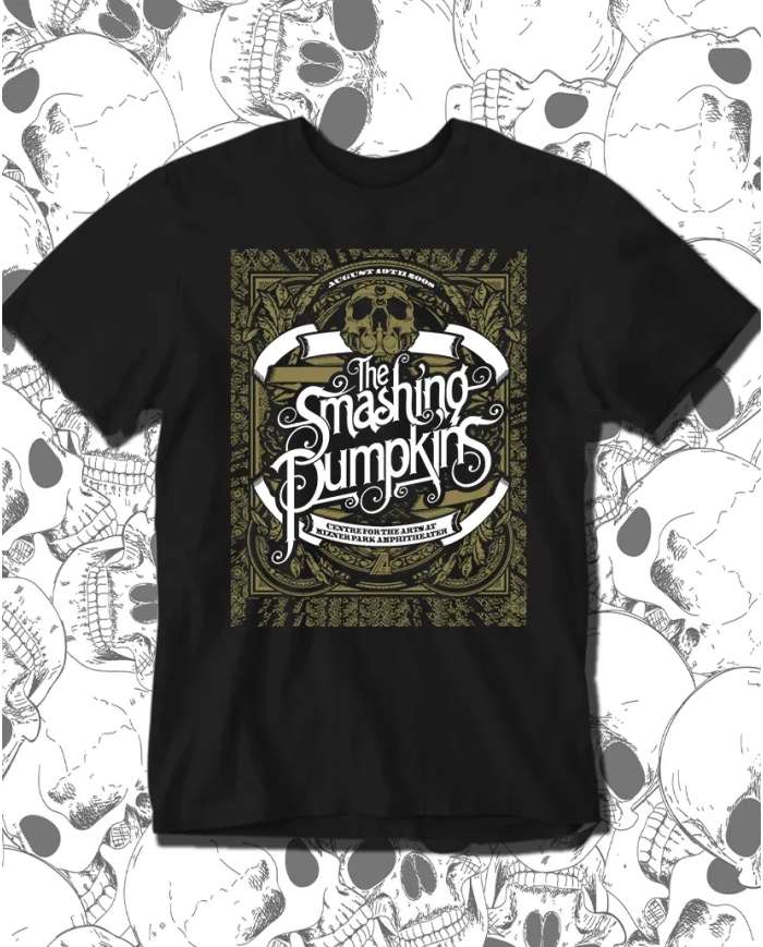 Camiseta Estampada Smashing Pumpkins 🤟 Calidad Premium