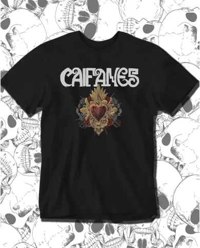 Camiseta Estampada Caifanes Corazon 🤟 Calidad Premium