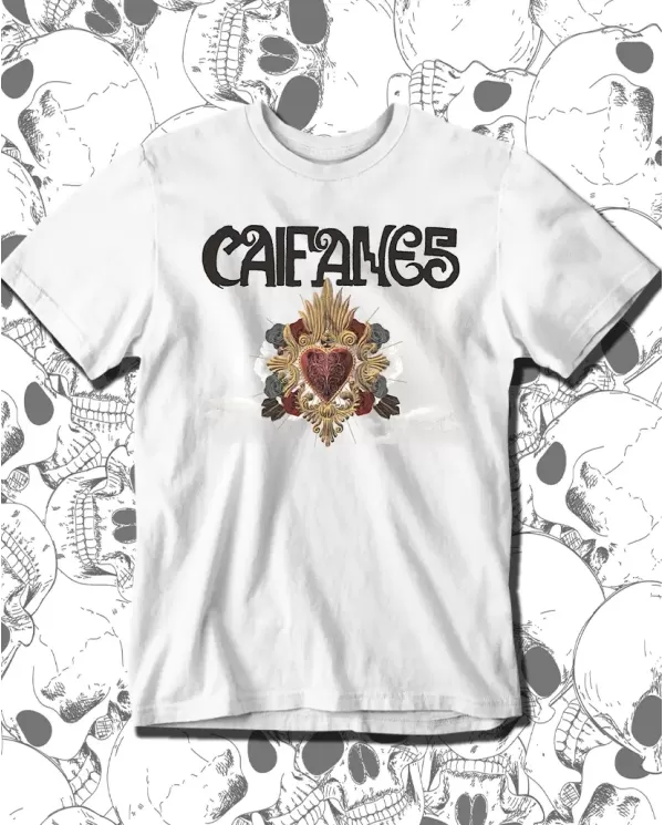 Camiseta Estampada Caifanes Corazon 🤟 Calidad Premium