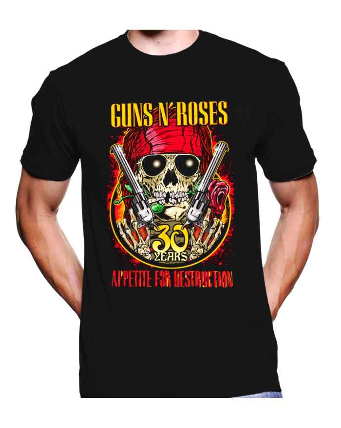 Camiseta Estampada Hombre Guns And Roses 08