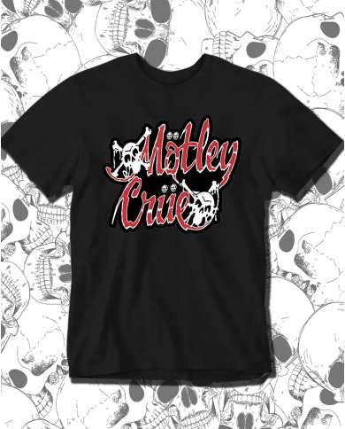 Camiseta Estampada Motley Crue Skull 🤟 Calidad Premium