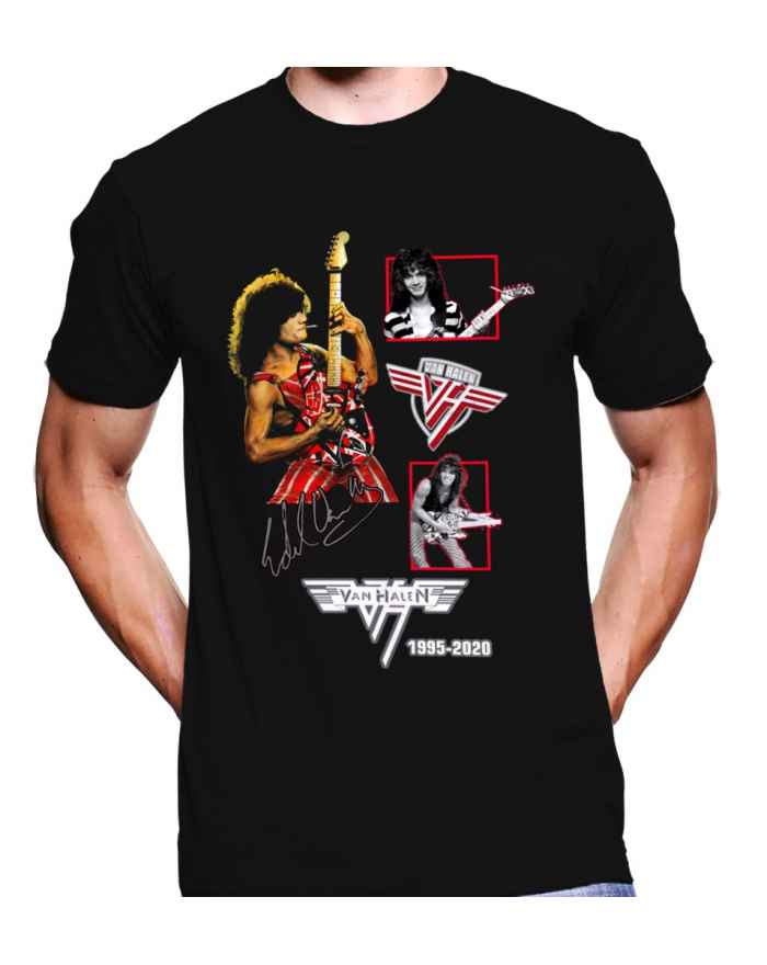 Camiseta Estampada Hombre Eddie Van Halen