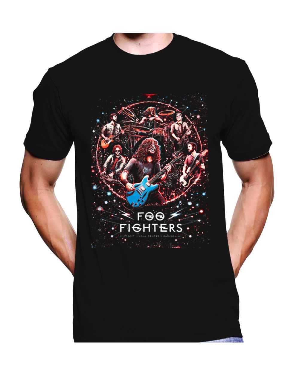 Camiseta Estampada Hombre Foo Fighters