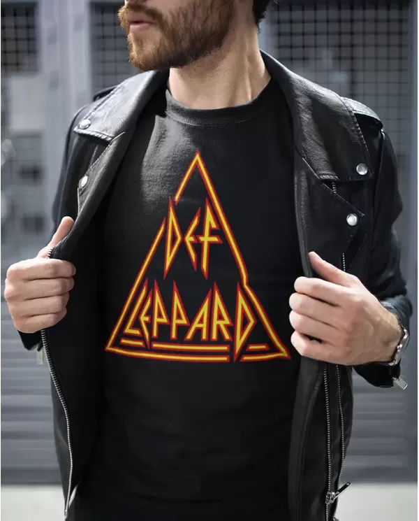 Def Leppard Logo Fuego