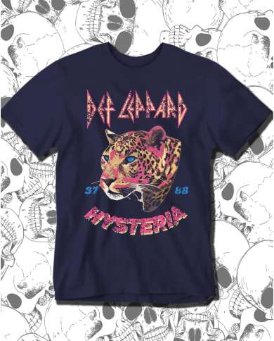 Def Leppard Hysteria leopardo