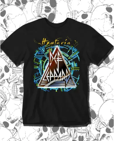 Camiseta Estampada Hysteria Def Leppard 🤟 Calidad Premium