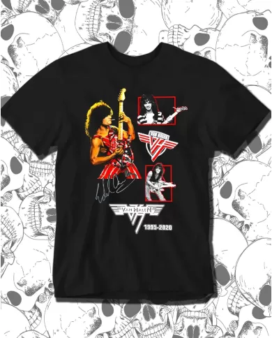 Camiseta Estampada Eddie Van Halen 🤟 Calidad Premium