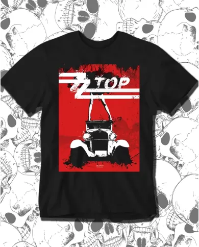 Camiseta Estampada ZZ Top Car 🤟 Calidad Premium