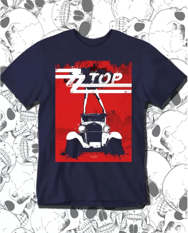 Camiseta Estampada ZZ Top Car 🤟 Calidad Premium