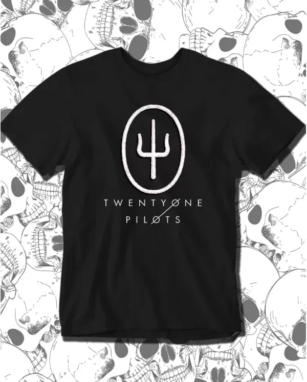 Camiseta Estampada Twenty One Pilots Logo 02 🤟 Calidad Premium