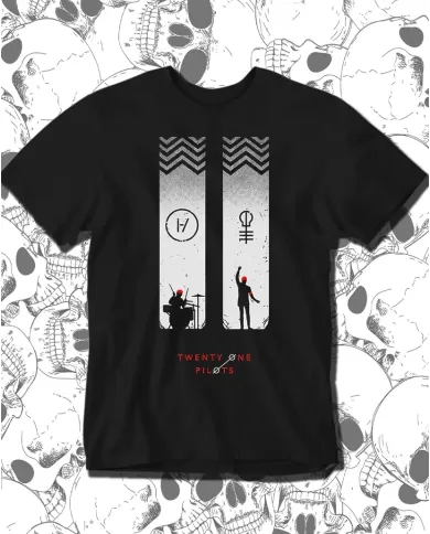 Camiseta Estampada Twenty One Pilots Concierto 🤟 Calidad Premium