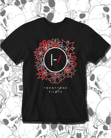 Camiseta Estampada Twenty One Pilots Poster 🤟 Calidad Premium