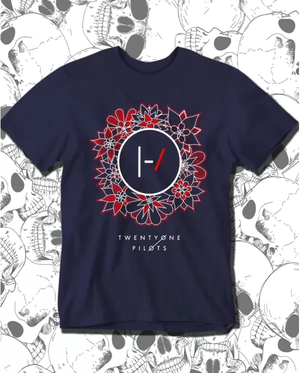 Camiseta Estampada Twenty One Pilots Poster 🤟 Calidad Premium