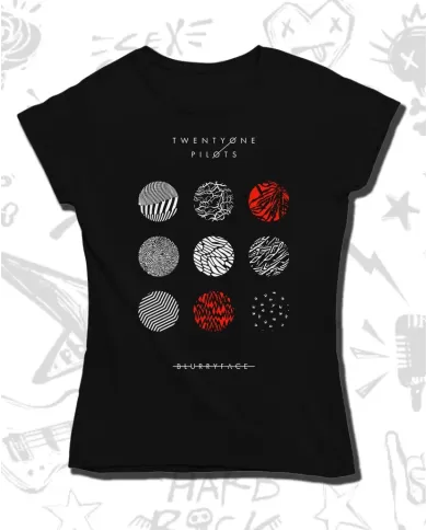Camiseta Estampada Twenty One Pilots Blurryface 🤟 Calidad Premium