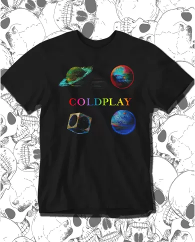 Camiseta Estampada Coldplay Universos 🤟 Calidad Premium