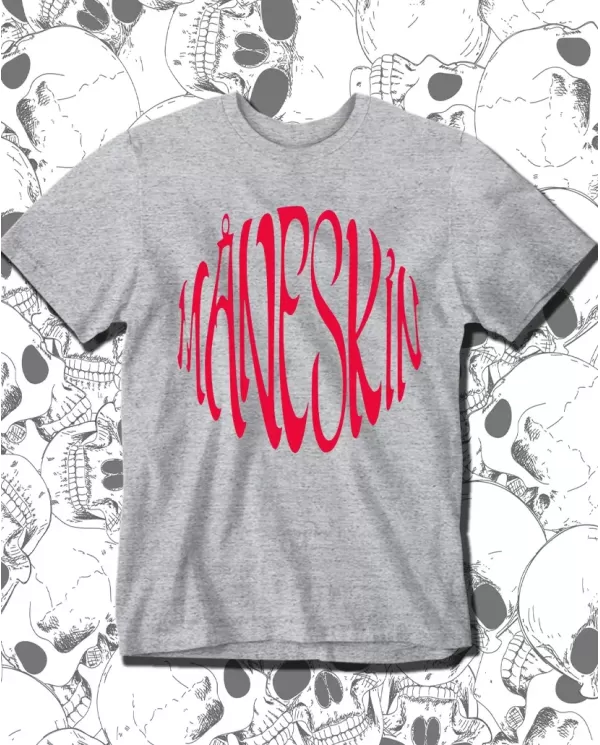 Camiseta Estampada Maneskin circle 🤟 Calidad Premium