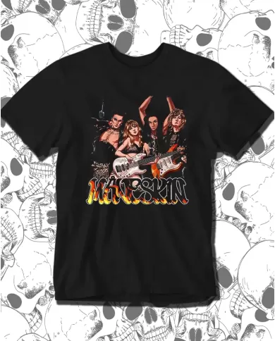 Camiseta Estampada Maneskin Cartoon 🤟 Calidad Premium