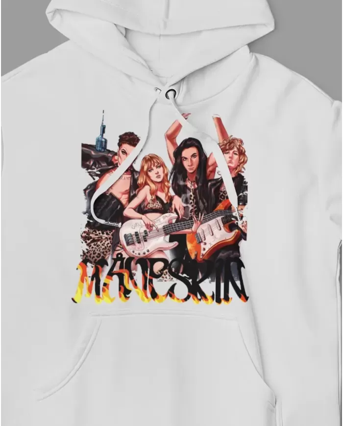 Camiseta Estampada Maneskin Cartoon 🤟 Calidad Premium