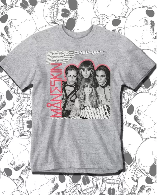 Camiseta Estampada Maneskin Band 🤟 Calidad Premium