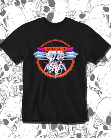 Camiseta Estampada Van Halen Planet 🤟 Calidad Premium