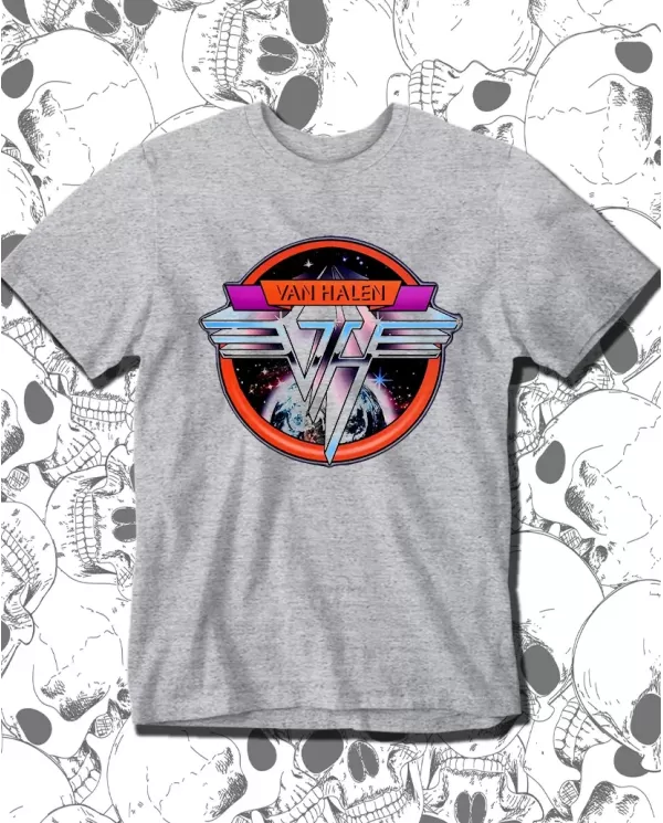 Camiseta Estampada Van Halen Planet 🤟 Calidad Premium