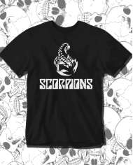 Camiseta Estampada Scorpions Solid 🤟 Calidad Premium