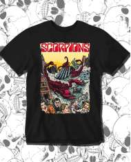 Camiseta Estampada Scorpions city 🤟 Calidad Premium