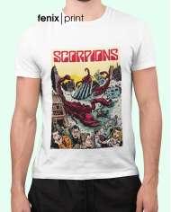 Camiseta Estampada Scorpions city 🤟 Calidad Premium