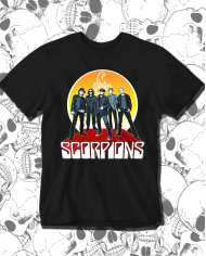 Camiseta Estampada Scorpions Band 🤟 Calidad Premium